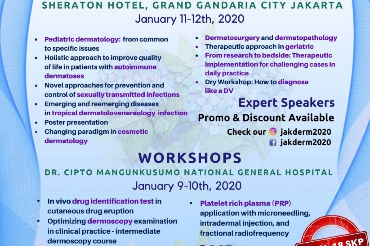 JAKDERM 2020: Emerging Diseases and Therapeutic Approaches in Dermatovenereology