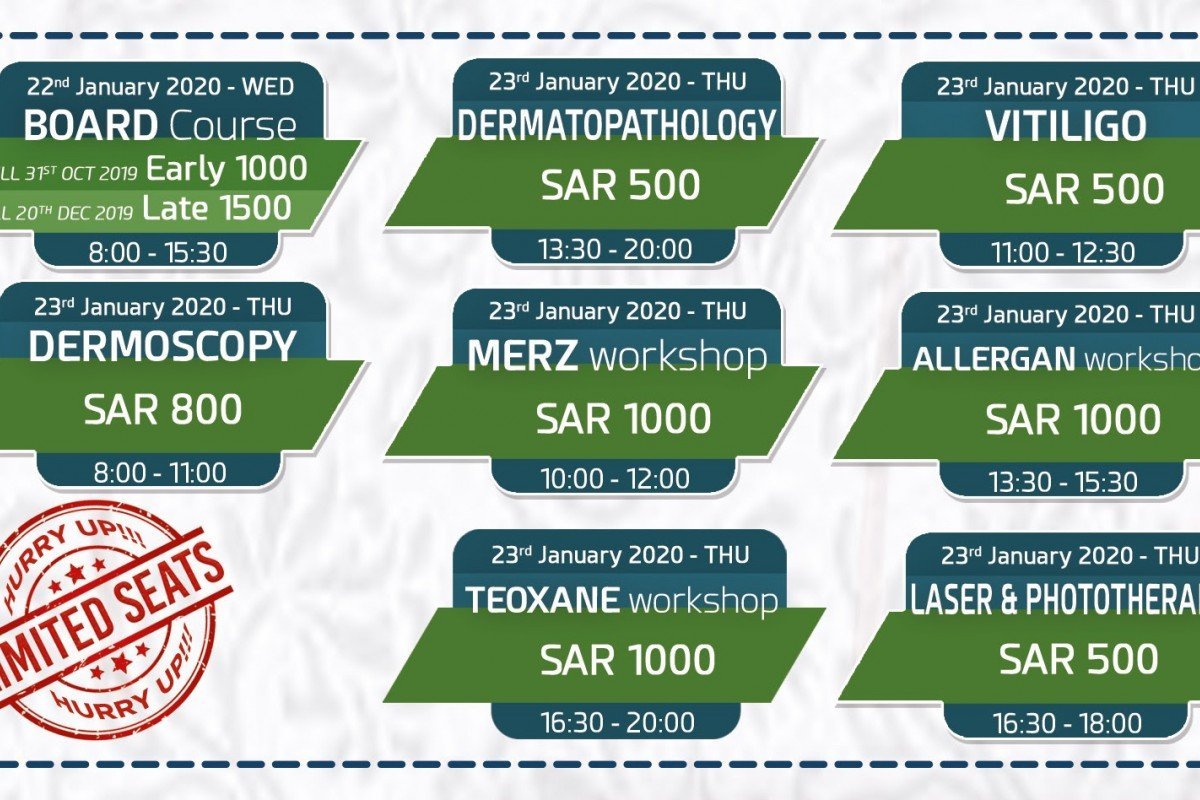Saudi Derm: 3rd Saudi World Conference & Exhibition for Dermatology, Laser & Aesthetic Medicine