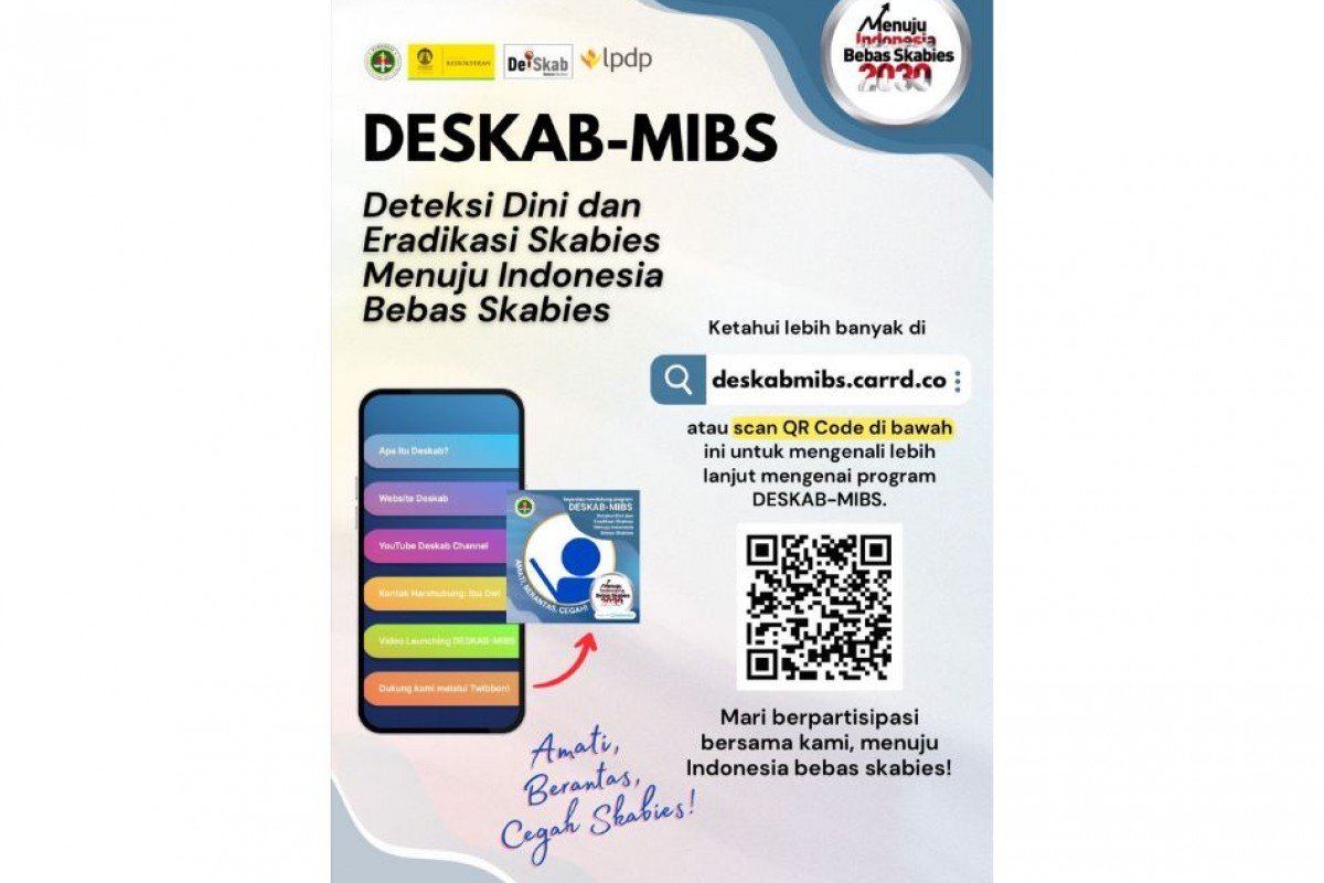DESKAB-MIBS : Deteksi Dini dan Eradikasi Skabies Menuju Indonesia Bebas Skabies 2030