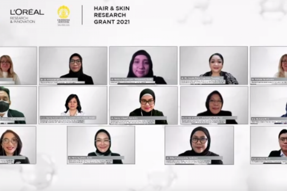 Pengumuman 3 Project Pemenang L'Oréal Hair & Skin Research Grant 2021