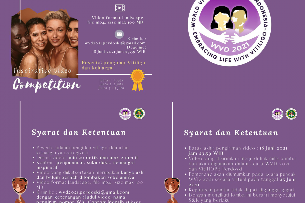 Lomba Video Inspiratif World Vitiligo Day 2021