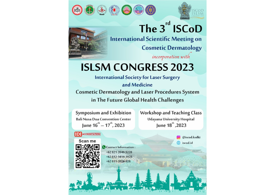 The 3rd International Scientific Meeting on Cosmetic Dermatology (ISCoD) 2023